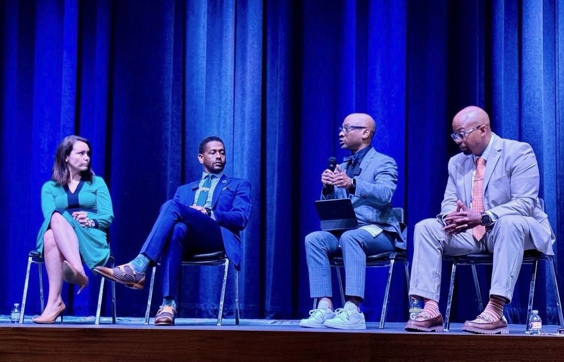 Dr. Meghan Walls on a panel discussion